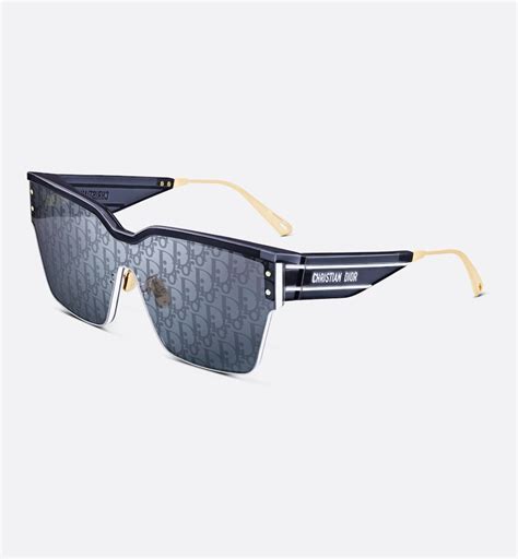 DiorClub M4U Blue Dior Oblique Mask Sunglasses